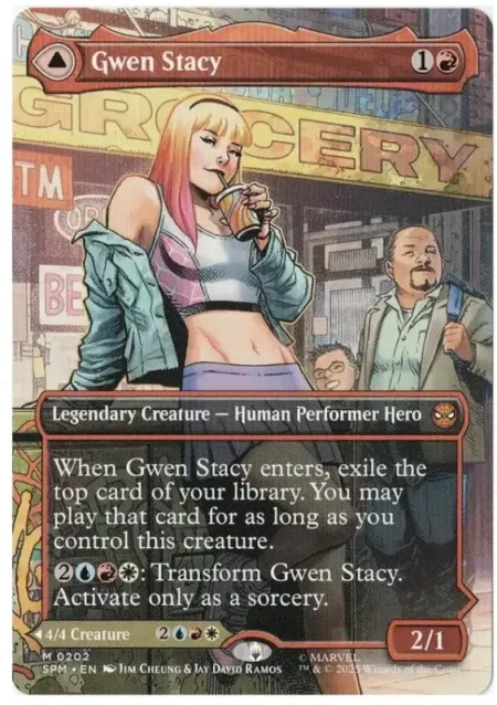 Gwen Stacy Ghost Spider Magic the Gathering Proxy