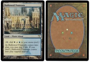 Hallowed Fountain from Dissension Magic the Gathering Proxy