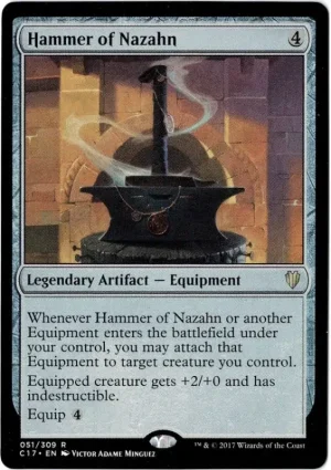 Hammer Of Nazahan Magic the Gathering Proxy