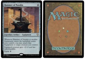 Hammer of Nazahn from Commander 2017 Magic the Gathering Proxy