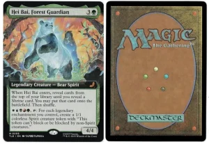 Hei Bai, Forest Guardian (Extended Art) from Avatar: The Last Airbender: Eternal-Legal Magic the Gathering Proxy