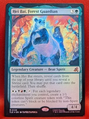 FOIL Hei Bai, Forest Guardian from Avatar: The Last Airbender: Eternal-Legal Magic the Gathering Proxy