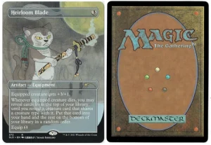 Heirloom Blade from Secret Lair Drop Series Magic the Gathering Proxy