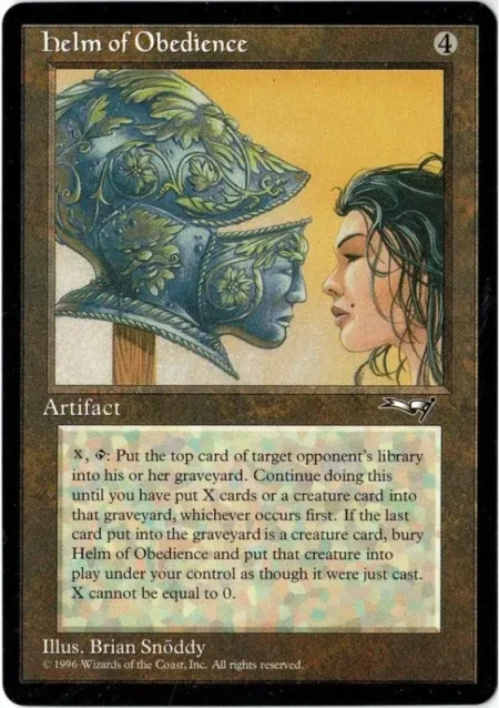 Helm Of Obedience 1 Magic the Gathering Proxy