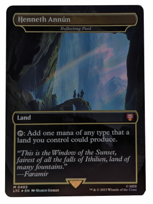 SURGE FOIL Henneth Annun - Reflecting Pool from Commander: The Lord of the Rings: Tales of Middle-earth Proxy