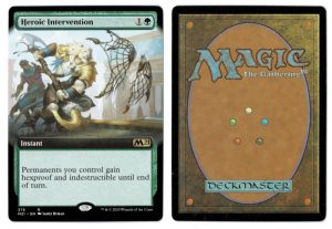 Heroic Intervention (Extended Art) from Core Set 2021 Magic the Gathering Proxy