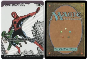 Heroic Intervention (Borderless) from Marvel Universe Eternal-Legal Magic the Gathering Proxy
