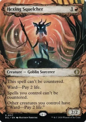 Hexing Squelcher (Showcase) from Lorwyn Eclipsed Magic the Gathering Proxy