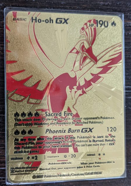 Pokemon Card Metal Replica