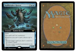 Hullbreaker Horror (Extended Art) from Innistrad: Crimson Vow Magic the Gathering Proxy