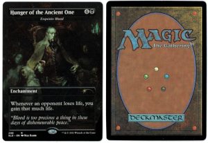 FOIL Hunger of the Ancient One (Exquisite Blood) from Secret Lair Drop Series Magic the Gathering Proxy