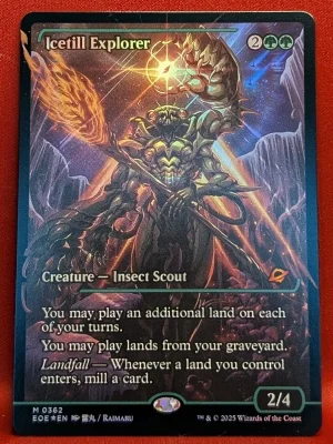 FOIL Icetill Explorer (Showcase) from Edge of Eternities Magic the Gathering Proxy