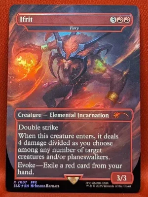 FOIL Ifrit (Fury) from Secret Lair Drop Series Magic the Gathering Proxy