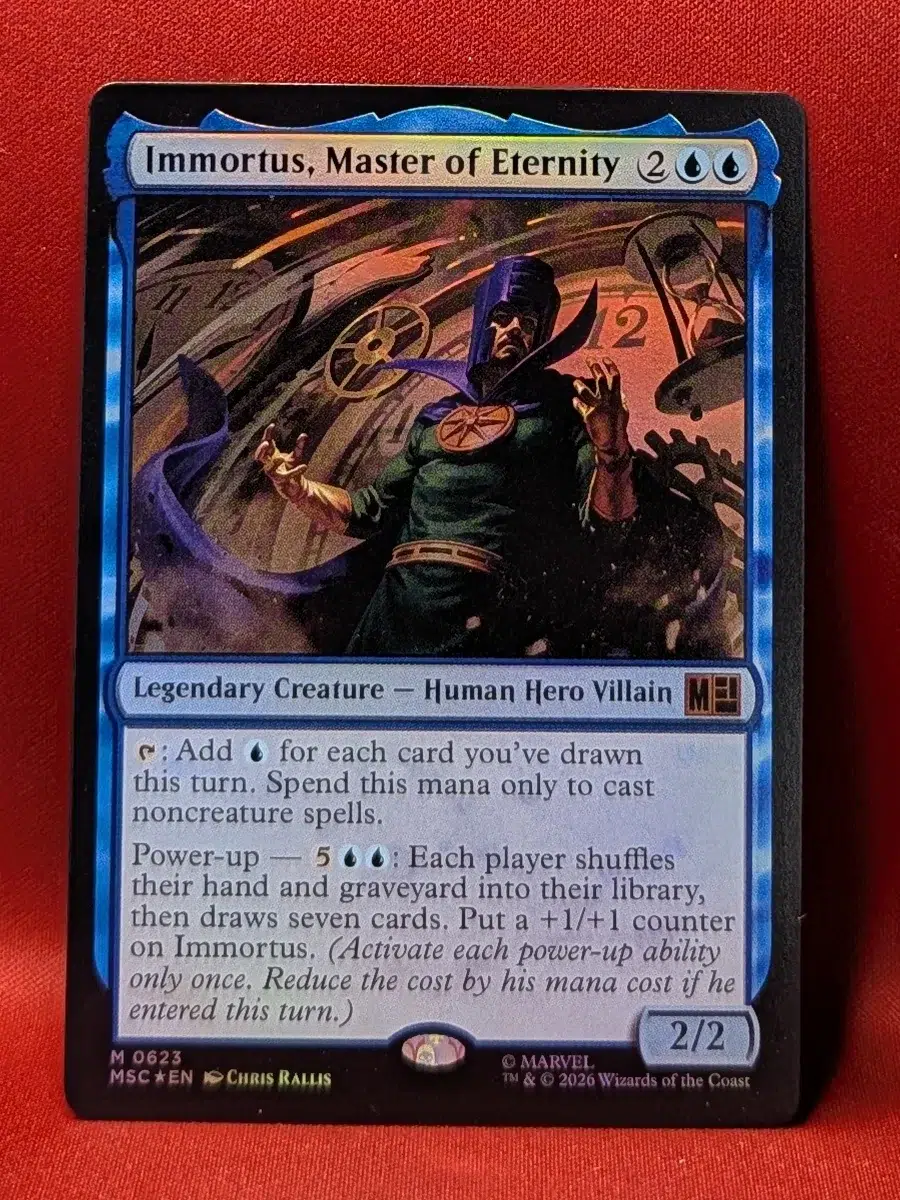 FOIL Immortus, Master of Eternity from Marvel Super Heroes Commander Magic the Gathering Proxy