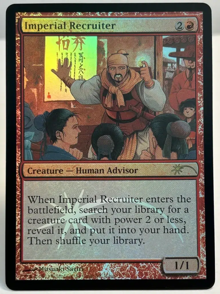 FOIL Imperial Recruiter from Judge Promos Magic the Gathering Proxy
