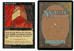 Imperial Seal from Portal Three Kingdoms Magic the Gathering Proxy