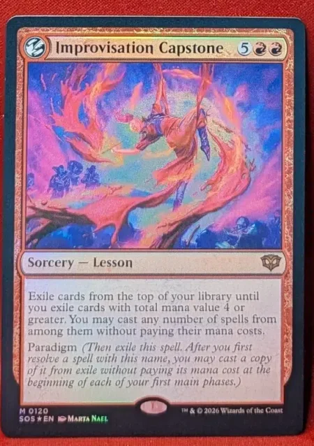 FOIL Improvisation Capstone from Secrets of Strixhaven Magic the Gathering Proxy
