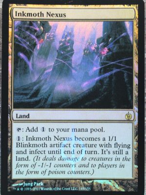 FOIL Inkmoth Nexus from Mirrodin Beseiged Proxy