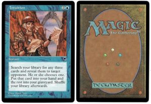 Intuition from Tempest Magic the Gathering Proxy