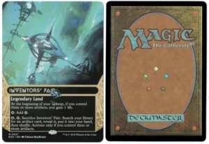 Inventors' Fair (0021) (Borderless) from Edge of Eternities: Stellar Sights Magic the Gathering Proxy
