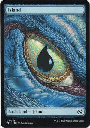 Island from Tarkir: Dragonstorm Magic the Gathering Proxy