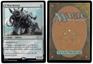 It That Betrays #1176 from Secret Lair Drop Magic the Gathering Proxy