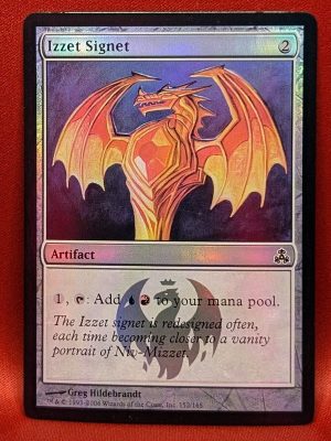 FOIL Izzet Signet from Guildpact Magic the Gathering Proxy