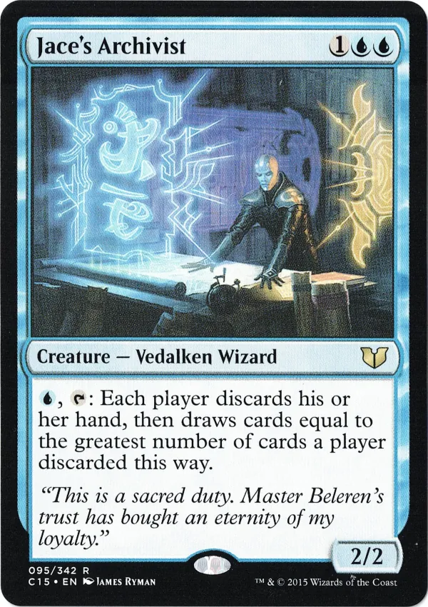 Jace’s Archivist from Commander 2015 Magic the Gathering Proxy