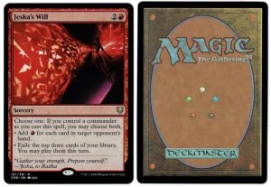 Jeska's Will from Commander Legends Magic the Gathering Proxy