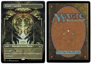 Jetmir’s Garden (Borderless) from Streets of New Capenna Magic the Gathering Proxy