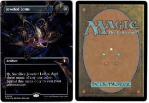 Jeweled Lotus (Borderless) from Commander Masters Magic the Gathering Proxy