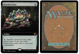 Jeweled Lotus (Extended Art) from Commander Legends Magic the Gathering Proxy