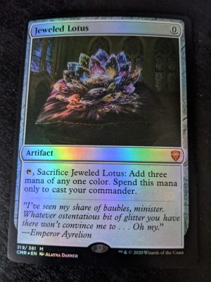 FOIL Jeweled Lotus from Commander Legends Proxy