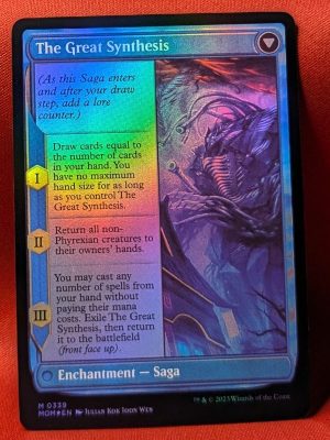 FOIL Jin-Gitaxias (Serial Numbered 001/500) from March of the Machine Magic the Gathering Proxy