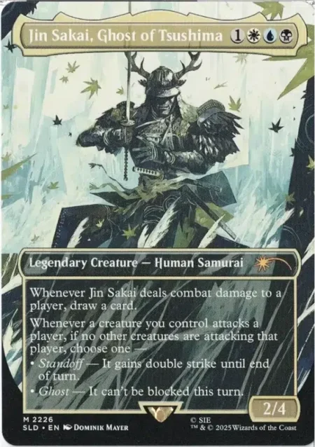 Jin Sakai Ghost Of Tsushima Magic the Gathering Proxy