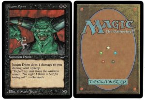Juzam Djinn from Arabian Nights Magic the Gathering Proxy
