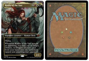 Kaalia of the Vast (343)(Borderless) from Modern Horizons 3 Magic the Gathering Proxy