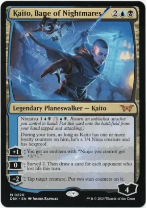 Kaito, Bane of Nightmares from Duskmourn: House of Horror Magic the Gathering Proxy