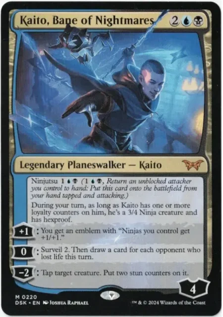 Kaito Bane Of Nightmares 1 Magic the Gathering Proxy