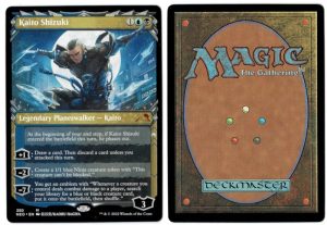 Kaito Shizuki (Showcase) from Kamigawa: Neon Dynasty Magic the Gathering Proxy
