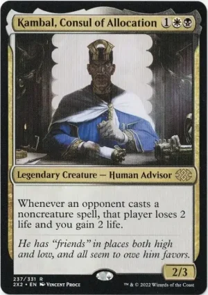 Kambal Consul Of Allocation Magic the Gathering Proxy