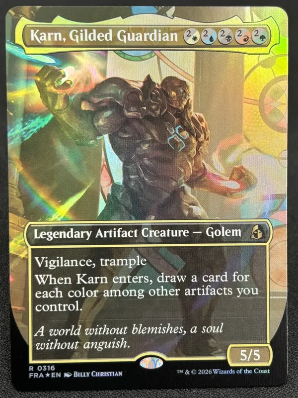 Karn gilded guardian bord – mtg proxy