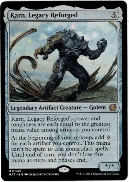 Karn Legacy Magic the Gathering Proxy