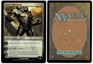 Karn Liberated from New Phyrexia Magic the Gathering Proxy
