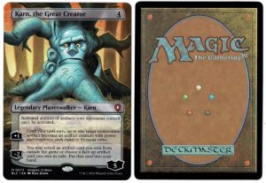 Karn, the Great Creator (Borderless) from Commander: Bloomburrow Magic the Gathering Proxy