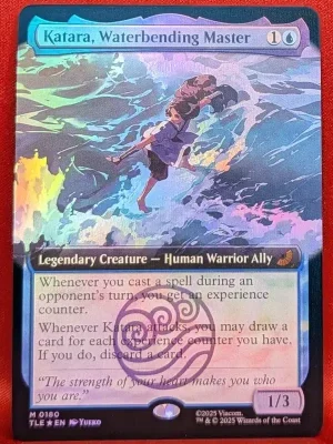 FOIL Katara, Waterbending Master from Avatar: The Last Airbender: Eternal-Legal Magic the Gathering Proxy