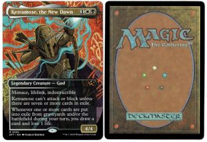 Ketramose, the New Dawn (Borderless) from Aetherdrift Magic the Gathering Proxy