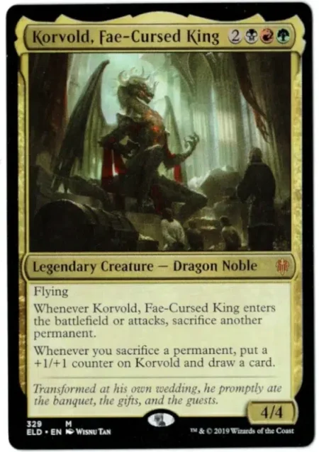 Korvold Fae Magic the Gathering Proxy