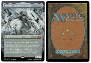 Kozilek, Butcher of Truth (Borderless) from Double Masters 2022 Magic the Gathering Proxy