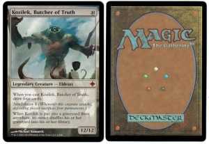 Kozilek, Butcher of Truth from Rise of the Eldrazi Magic the Gathering Proxy